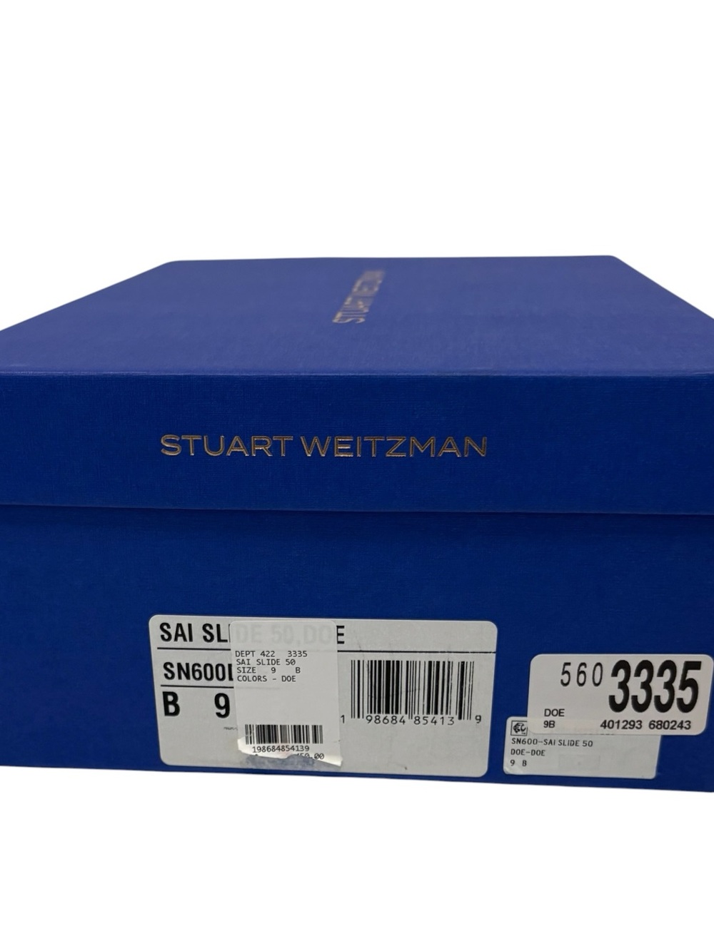 Stuart Weitzman Sai Slide 50 Doe Brown Suede Size 9.  Brand new. NWB - Picture 9 of 13